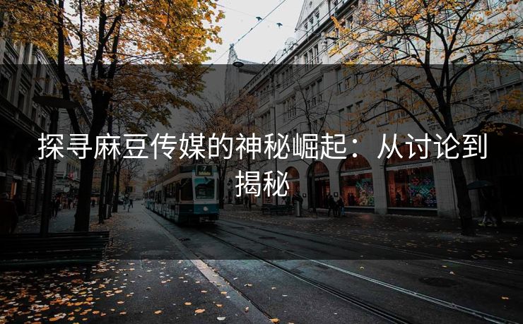 探寻麻豆传媒的神秘崛起：从讨论到揭秘